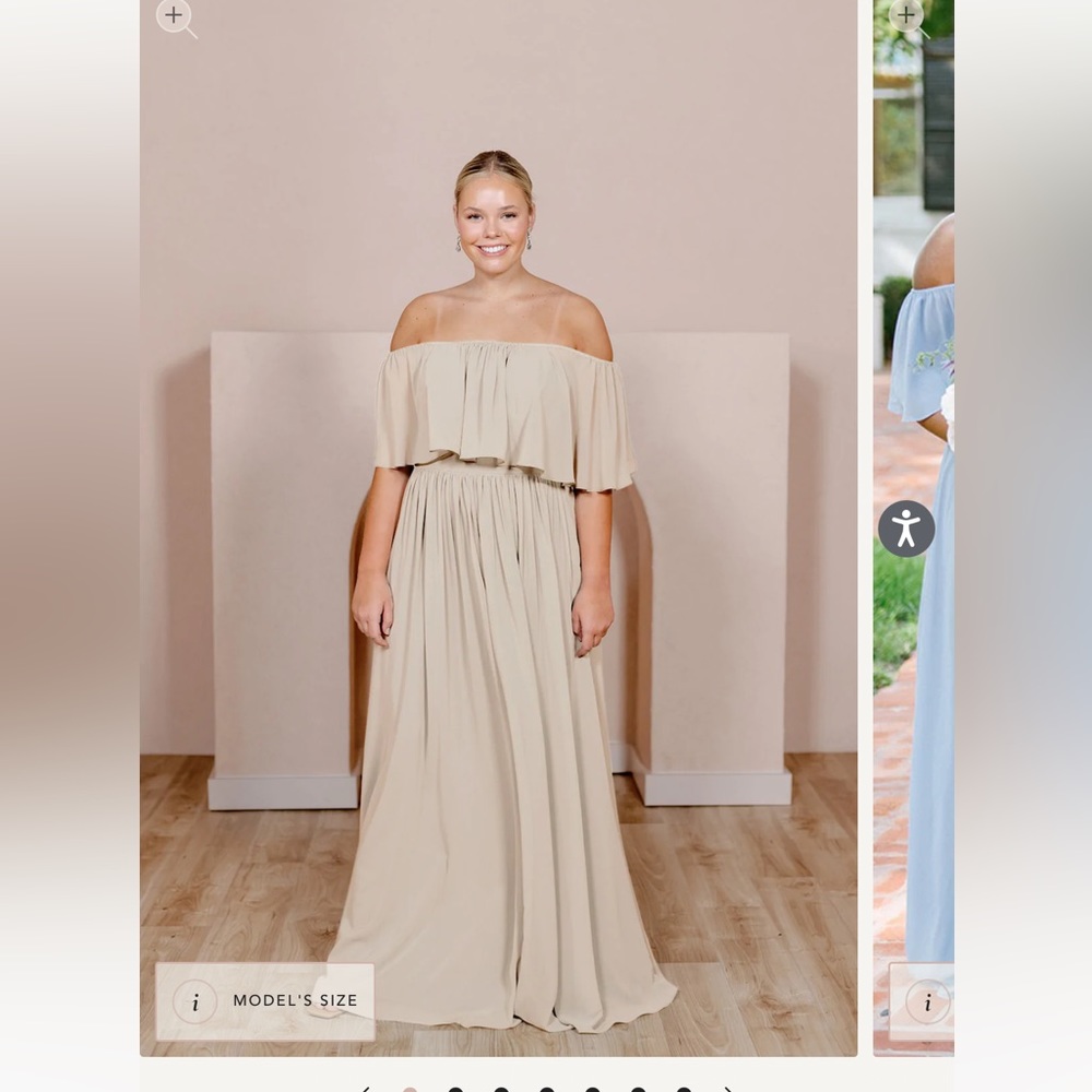 REVELRY Abigail Chiffon Dress